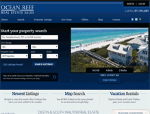 Tablet Screenshot of destinrealestatesales.com